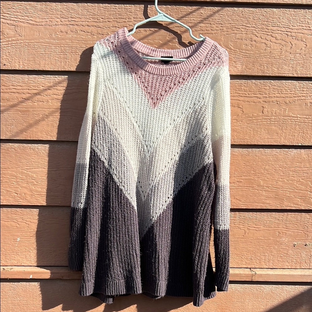 Colorblock Knit Sweater